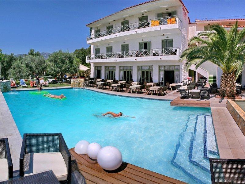 Sandy Bay Hotel Plomari エクステリア 写真